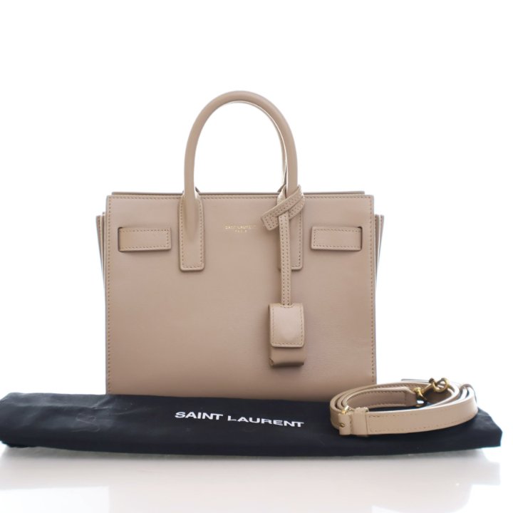【SALE】SAC DE JOUR ナノ SAC DE JOUR IN SUPPLE GRAINED LEATHER - NANO | Saint Laurent