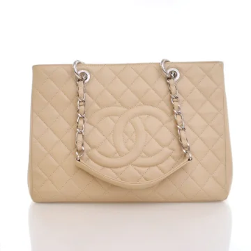 Chanel GST Tote Beige Caviar