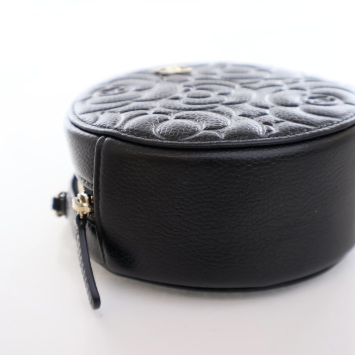 【Chanel】シャネル★Round Clutch★ラウンドクラッチ★ツイード Chanel Round Clutch with Chain Tweed Pink/Multicolour LGHW