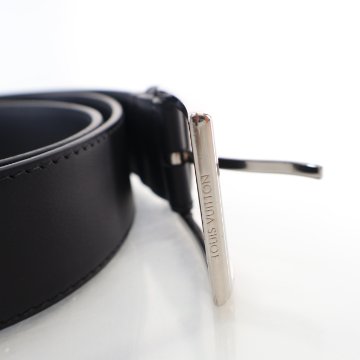 LOUIS VUITTON レザーベルト ブラック 95/38 Louis Vuitton Belt 95|38 - Luxe Du Jour