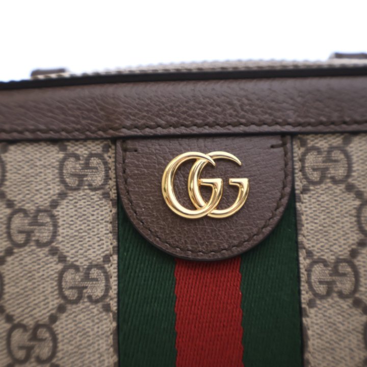 【関税&送料込】Gucci Ophidia Small Vanity Bag Ophidia small vanity bag in beige and dark brown Supreme