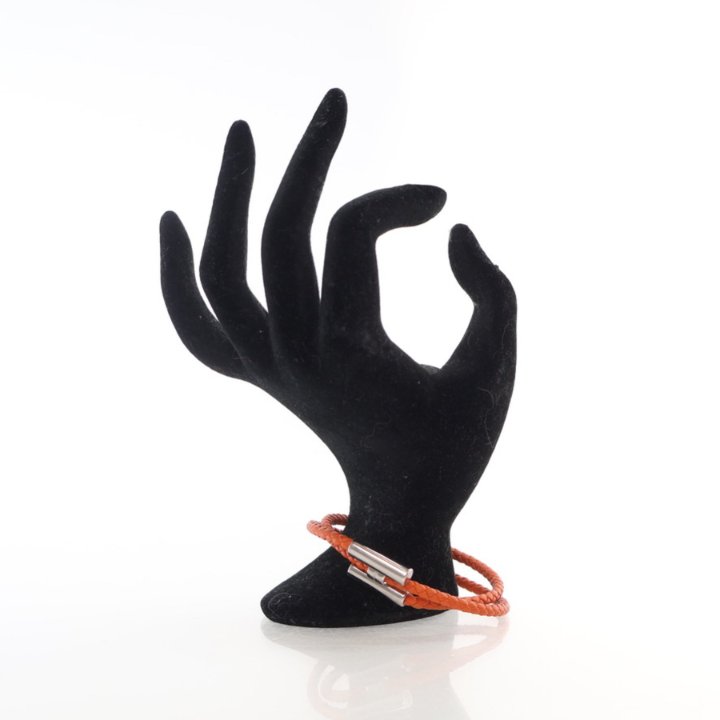 【美品】HERMES ブレスレット　T5 HERMES（エルメス） 激レア美品 シェーヌ マイヨン ブレスレット T5 17
