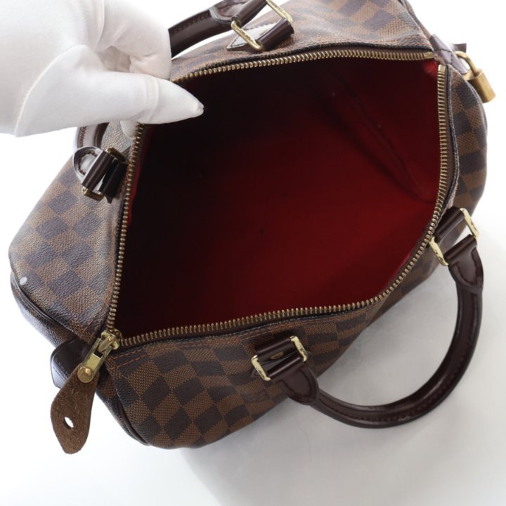 Louis Vuitton Speedy30 ハンドバッグ ブラウン Louis Vuitton Speedy 30 Bandouliere Brown Monogram with