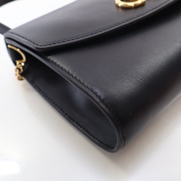 【送料込み】SALE!!Gucciグッチ♪DAMITA Preloved Gucci Blue Patent Leather Soho Disco Crossbody Bag