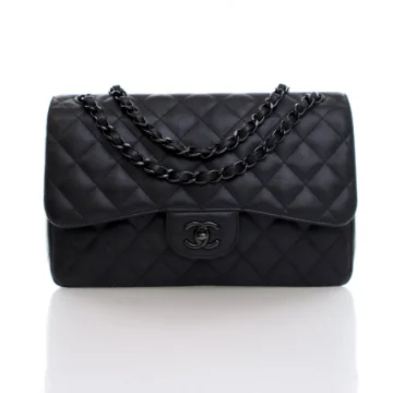 Chanel Classic Flap Jumbo So Black Calfskin