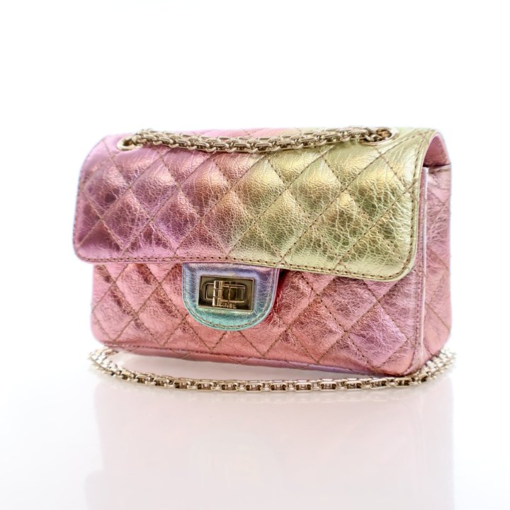 Chanel Rainbow Calfskin Reissue 224 Luxe Du Jour