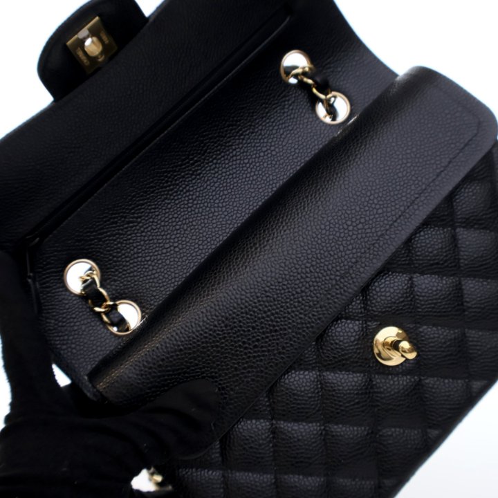 Chanel Classic Flap Small Black Caviar - Luxe Du Jour