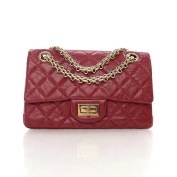 Chanel Red  Aged Calfskin Reissue 224