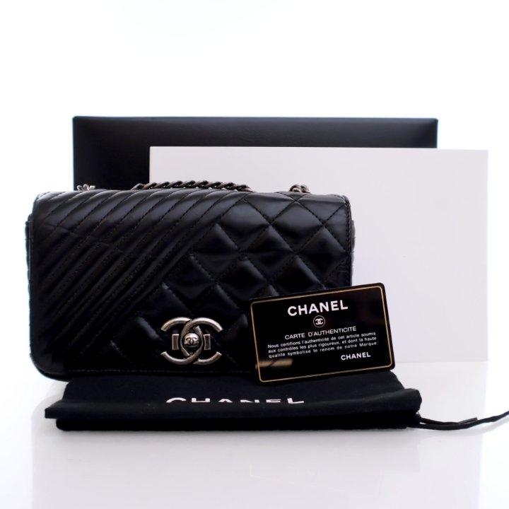 Chanel Small Black Calfskin Coco Boy Flap Bag - Luxe Du Jour