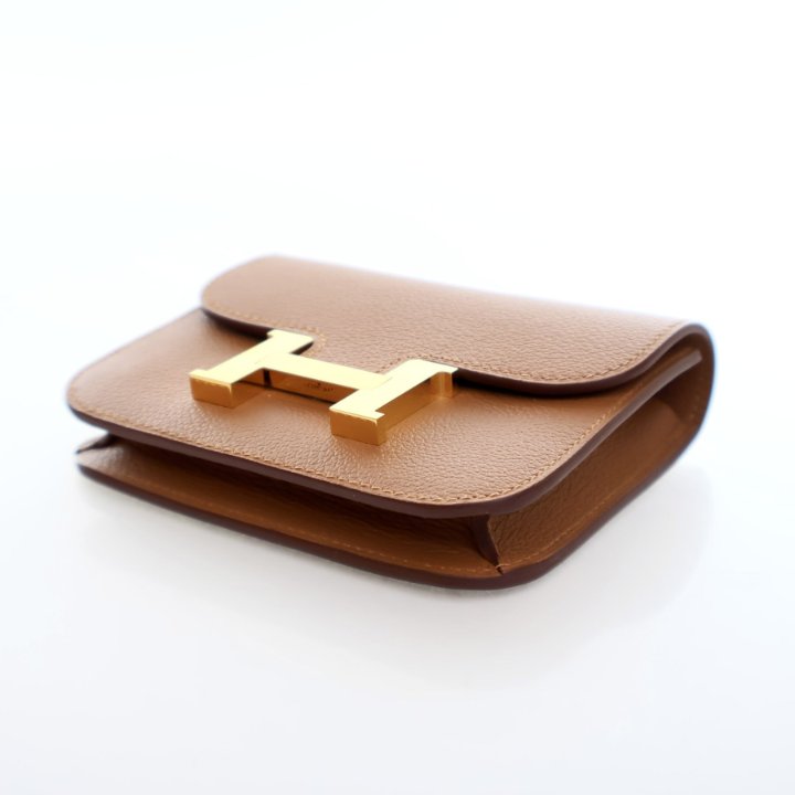 入手困難♪【HERMES】コンスタンス Slim Wallet Epsom & Gold Hermès Constance Slim Wallet Epsom Black Gold Hardware