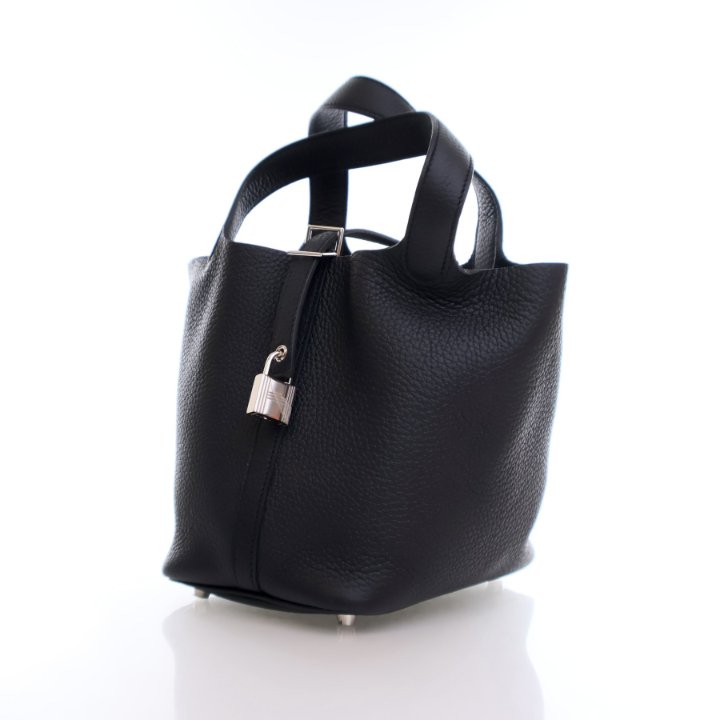 超レア HERMES Picotin Lock 18 so balck ブラック PM Hermès Picotin Lock 18 Black Clemence GHW ○ Labellov ○ Buy