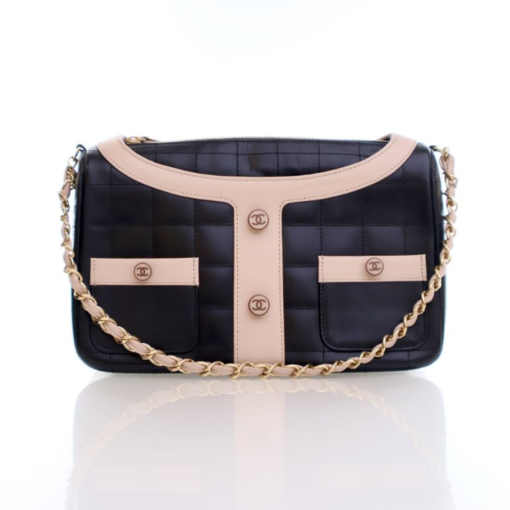 Chanel Black Calfskin Mademoiselle Jacket Bag - Luxe Du Jour