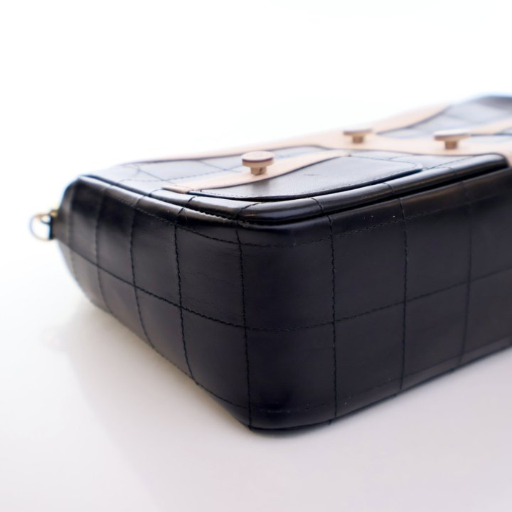 Chanel Black Calfskin Mademoiselle Jacket Bag - Luxe Du Jour