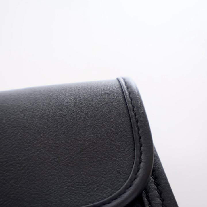 Hermes Jige Clutch 29 Black Swift - Luxe Du Jour