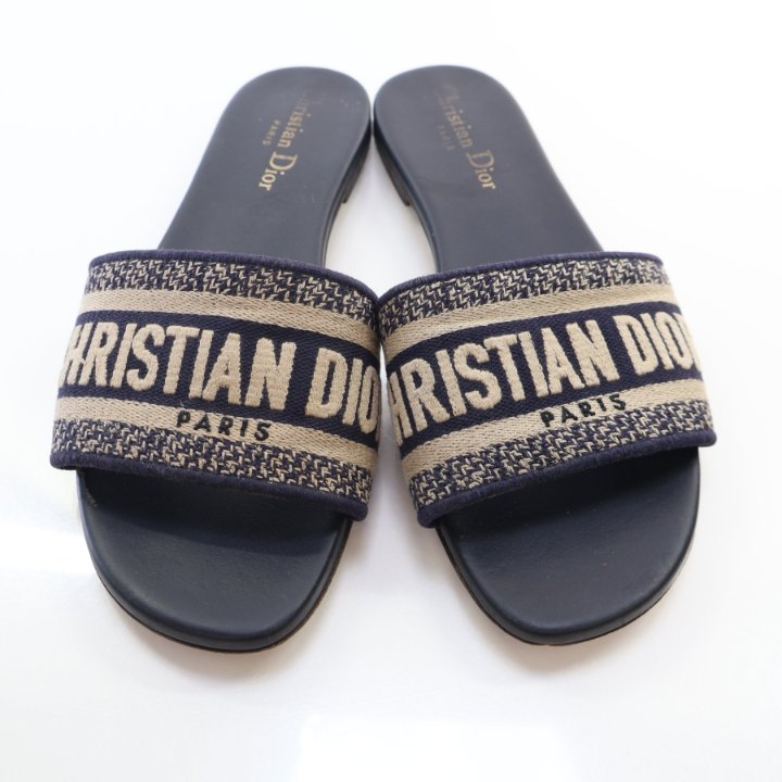 Dior Dway Sandals Sz 37 - Luxe Du Jour