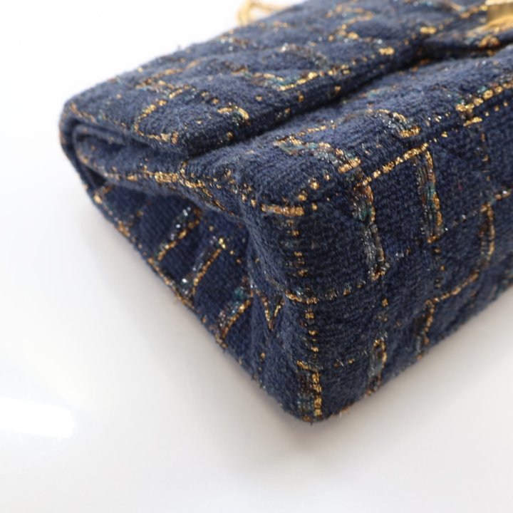 Chanel Reissue 226 Blue Tweed - Luxe Du Jour