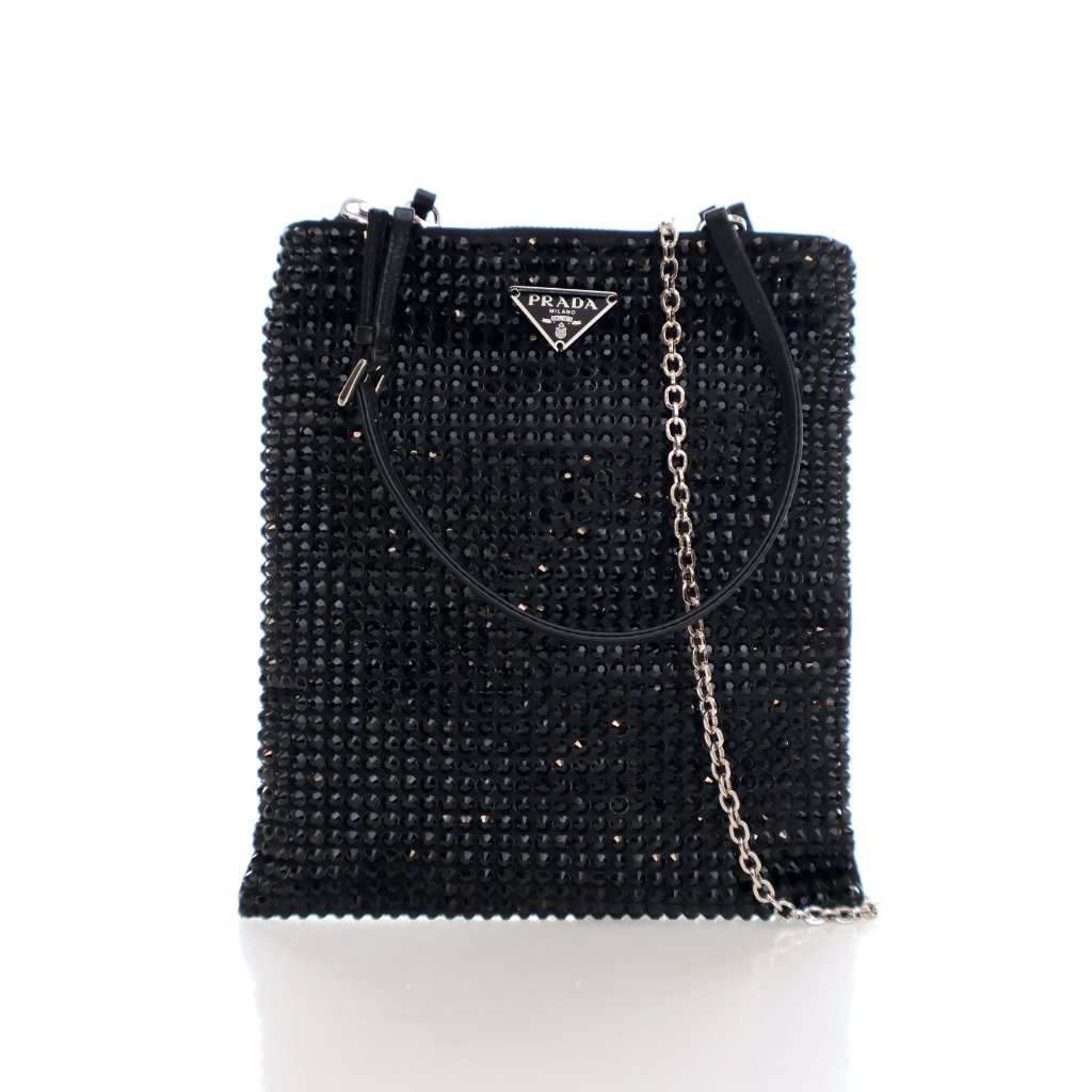 関税込◆送料無料！【PRADA】Embellished Satin Handbag 2m1rgGaopCmHMPqDioVy20lDSXU_x1