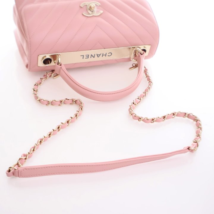 Chanel Small Lambskin Trendy CC Top Handle Bag Luxe Du Jour