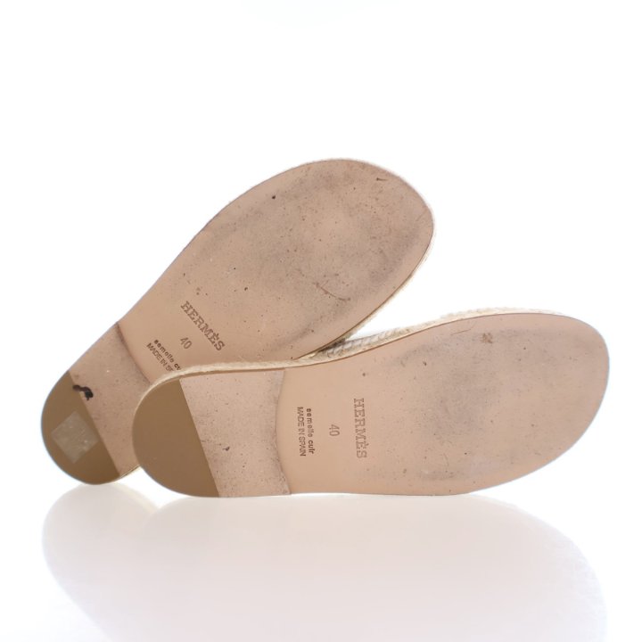 Hermes Antigua Espadrille Sz 40 - Luxe Du Jour