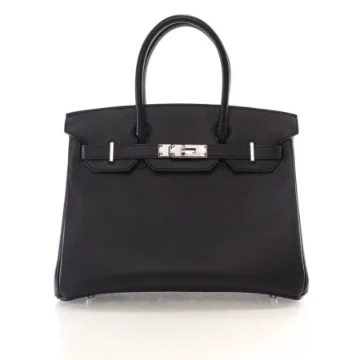 Hermes Noir Epsom Birkin 30