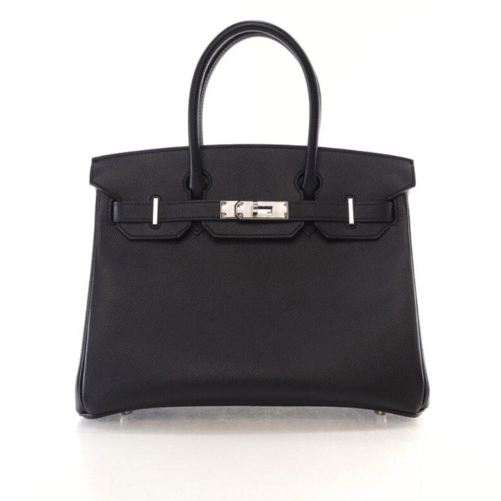 Hermes Noir Epsom Birkin 30 Luxe Du Jour