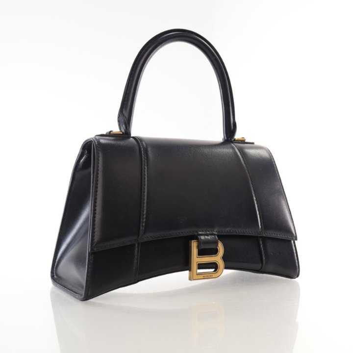【関税＆送料込み】Balenciaga Black Leather Hourglass S Top 15122764_54750794_1000.jpg