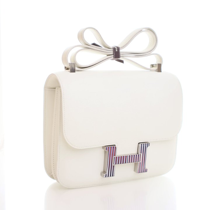 Hermes Constance 24 Blanc Evercolor Luxe Du Jour