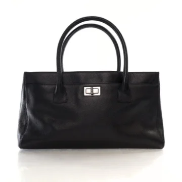 Chanel Reissue Cerf Executive Tote Black Calfskin