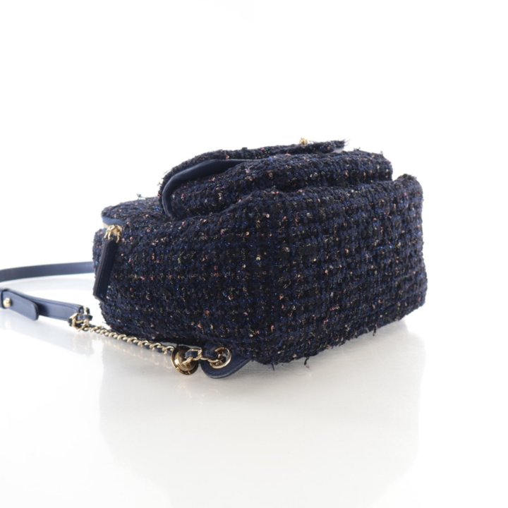 Chanel Fantasy Tweed Backpack Navy Blue - Luxe Du Jour display picture 1