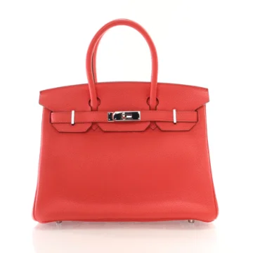 Hermes Rose Jaipur Togo Birkin 30