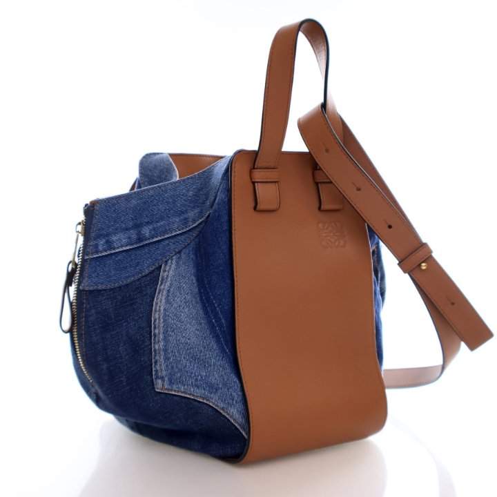 Loewe Small Denim Hammock Bag - Luxe Du Jour