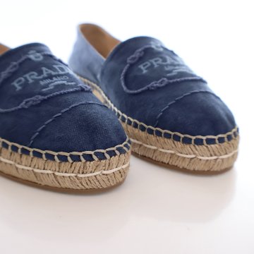 プラダ　35 PRADA(プラダ) / モノリス/ローファー/35.5/BLK/レザー/649