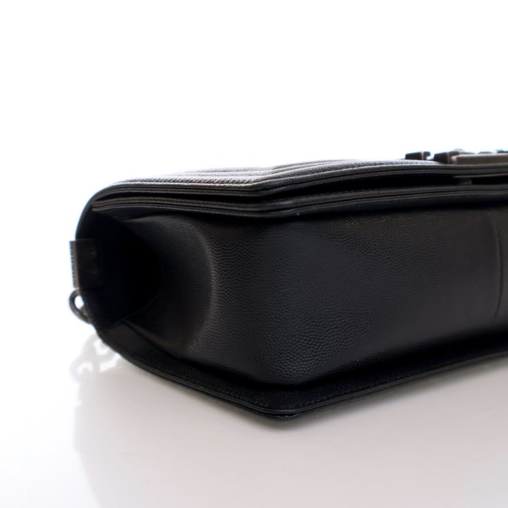【ヴィンテージ】Rank:S☆Chanel Black Boy Medium ハンドバック BUYMA VINTAGE 中古 【ヴィンテージ】Rank:S☆Chanel Black Boy