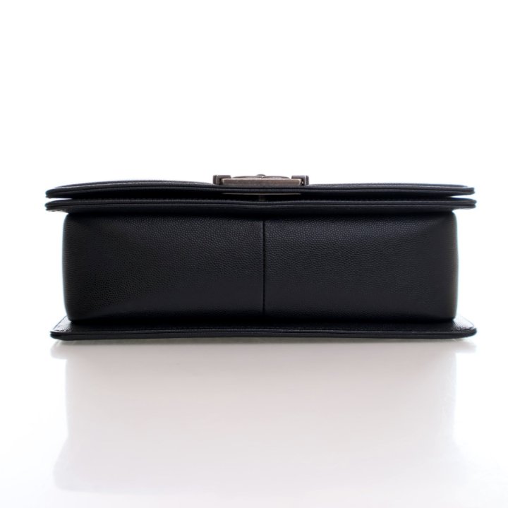 Chanel Medium Black Caviar Boy Bag - Luxe Du Jour