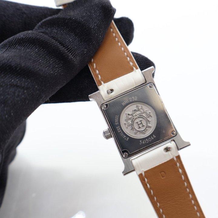 Hermes Diamond Heure H Watch 21mm - Luxe Du Jour