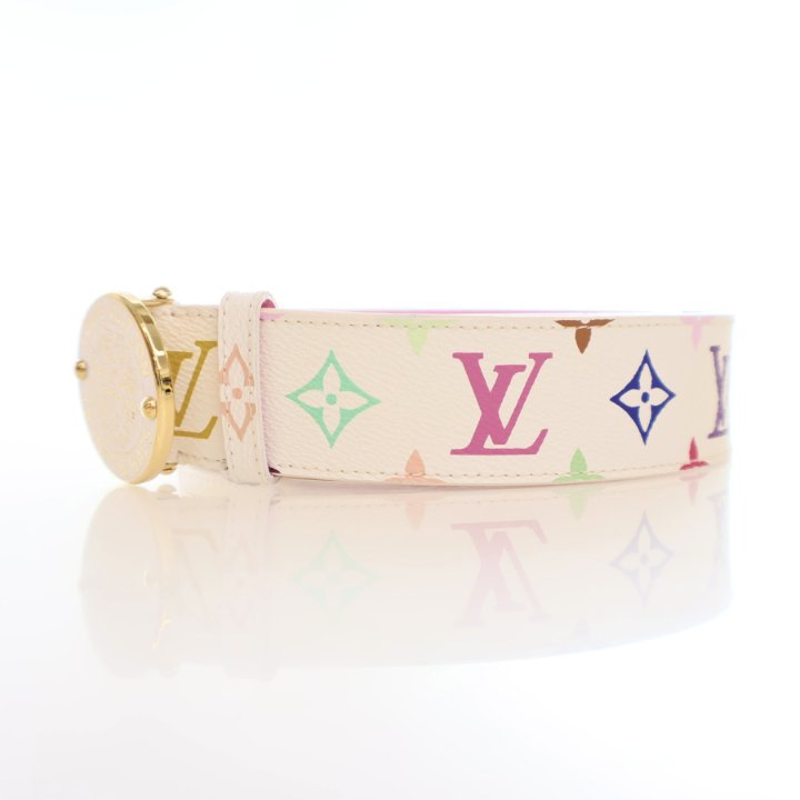 Louis Vuitton ピンクレザーベルト 90/36 Louis Vuitton ピンクレザーベルト 90/36