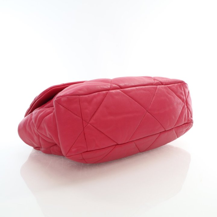 Chanel Large Pink Lambskin 19 Flap Bag - Luxe Du Jour