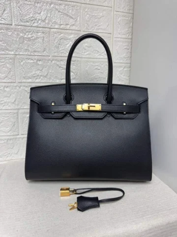 Hermes Birkin 30 Sellier Black Epsom