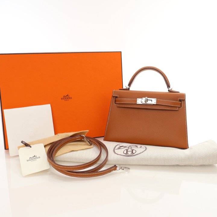Hermes Gold Epsom Mini Kelly 20 Luxe Du Jour