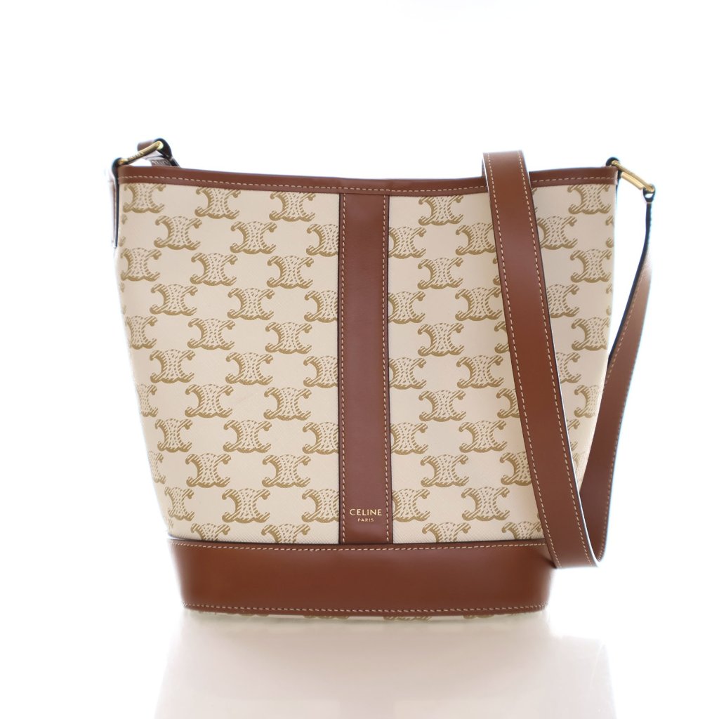 ショルダーバッグ・ポシェット Celine Small Bucket Bag 楽天市場】CELINE セリーヌ SMALL BUCKET IN TRIOMPHE CANVAS