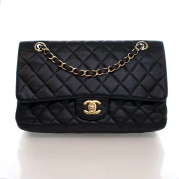 Chanel Medium Black Caviar Classic Flap