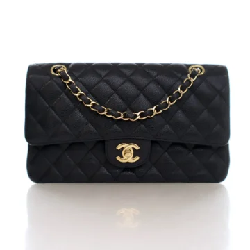 Chanel Medium Black Caviar Classic Flap