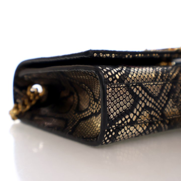 Saint Laurent (YSL) Small Embossed Python Kate Crossbody