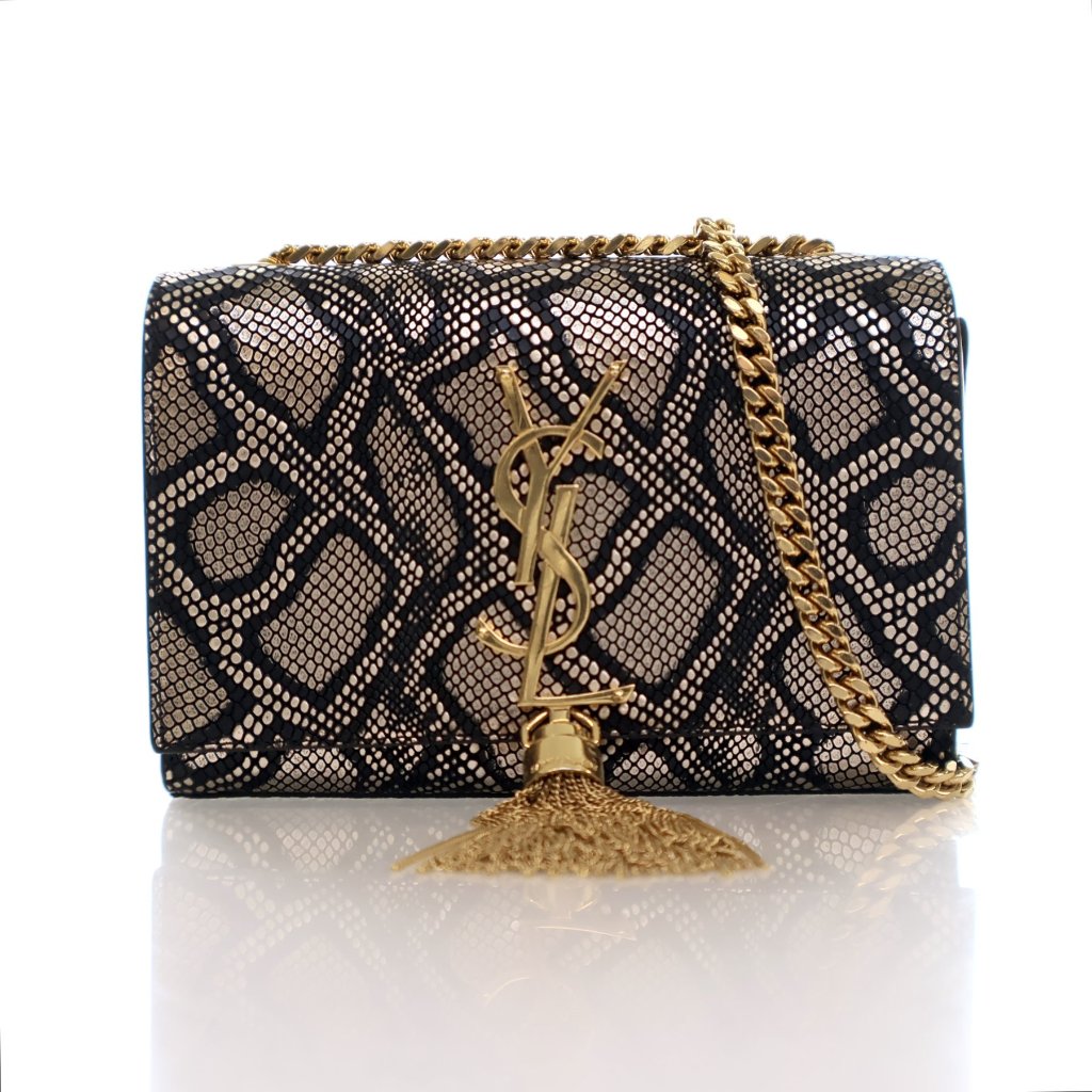 VIP【送料関税込】SAINT LAURENT KATE PATENT CROSSBODY BAG YSL Kate Crossbody Bag Black Patent Leather Medium