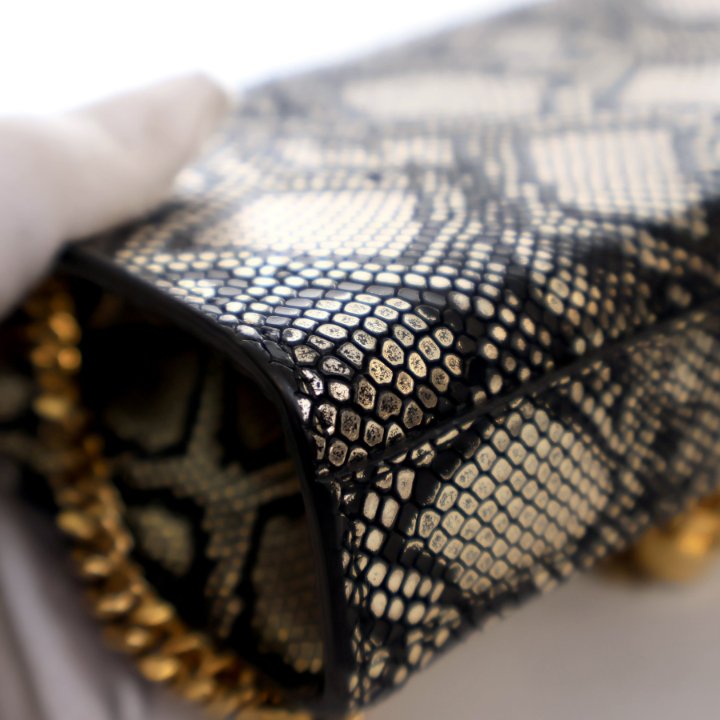 Saint Laurent (YSL) Small Embossed Python Kate Crossbody