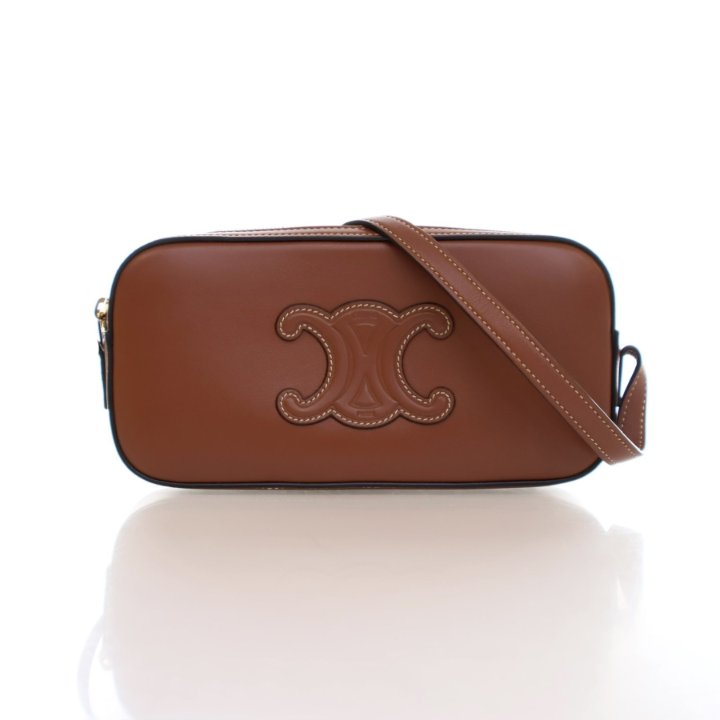 Celine Triomphe Canvas Camera Bag Leather Celine Small Camera Bag