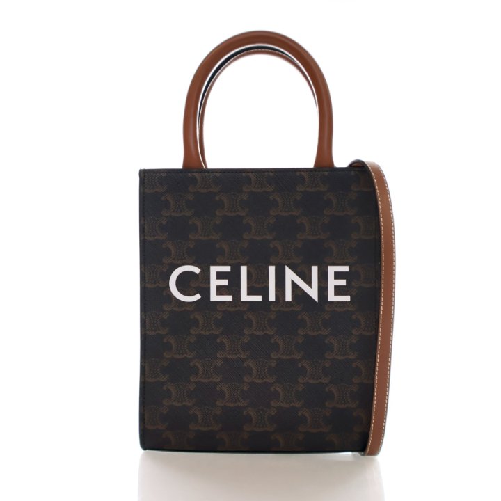 Celine Mini Triomphe Canvas Vertical Cabas - Luxe Du Jour