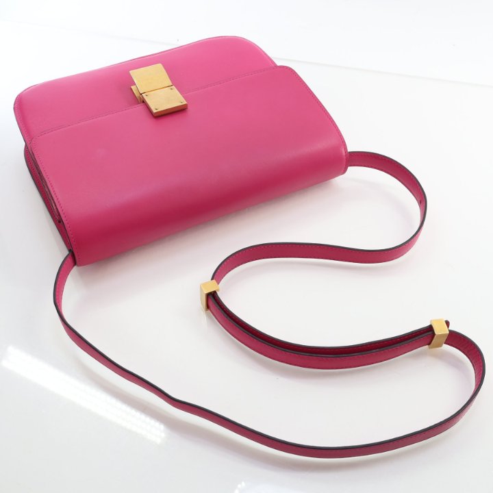 Celine Medium Smooth Calfskin Box Bag - Luxe Du Jour
