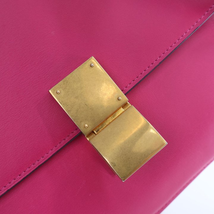Celine Medium Smooth Calfskin Box Bag - Luxe Du Jour