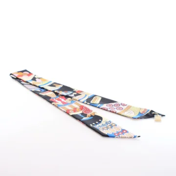 Hermes La Patisserie Francaise Silk Twilly Charm